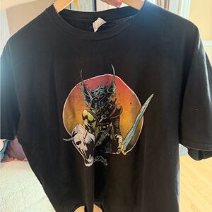 Port and Company Black Dungeons & Dragons Graphic Tee 100% cotton